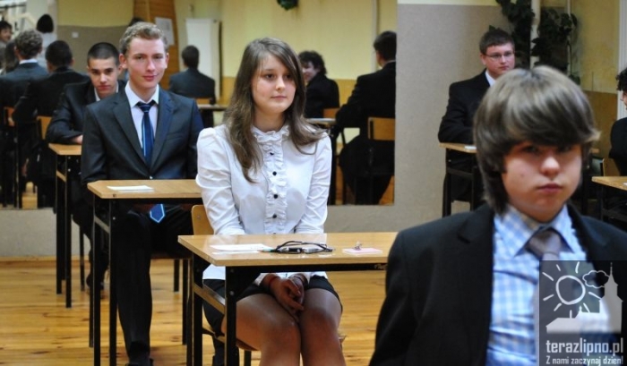 Matura gimnazjalistów - fotoreportaż