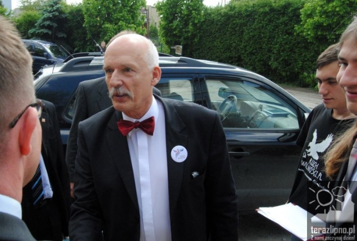 Korwin - Mikke spotkał się z mieszkańcami - fotoreportaż