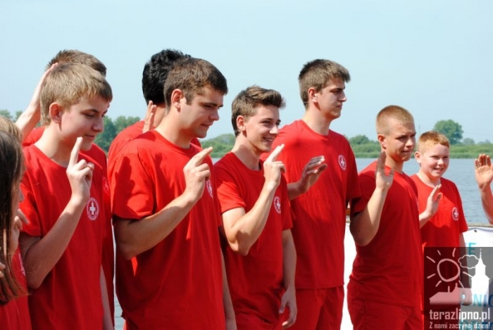 Kikół: ratownicy nad jeziorem - fotoreportaż