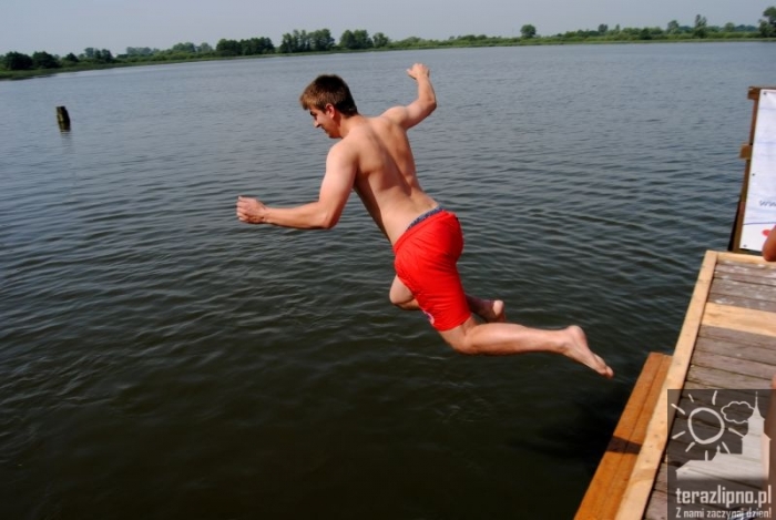 Kikół: ratownicy nad jeziorem - fotoreportaż