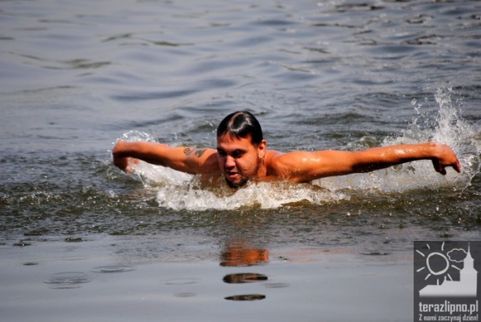 Kikół: ratownicy nad jeziorem - fotoreportaż