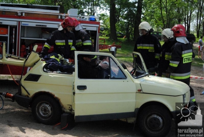 Kikół: ratownicy nad jeziorem - fotoreportaż