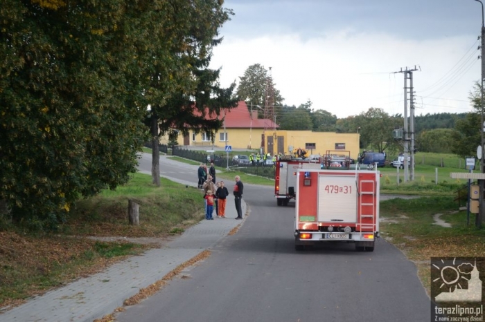 Pożar lasu i poważny wypadek w Brzeźnie! - fotoreportaż
