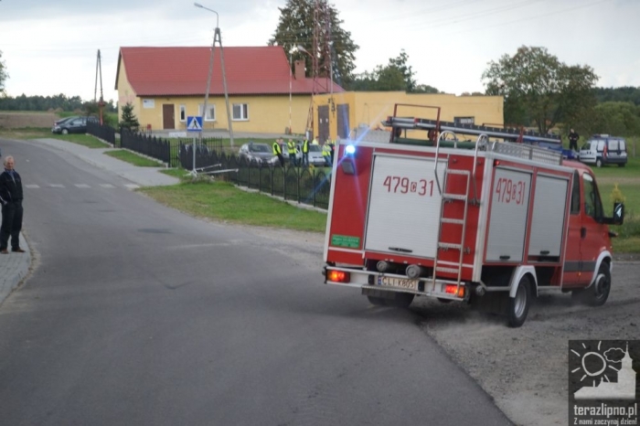 Pożar lasu i poważny wypadek w Brzeźnie! - fotoreportaż
