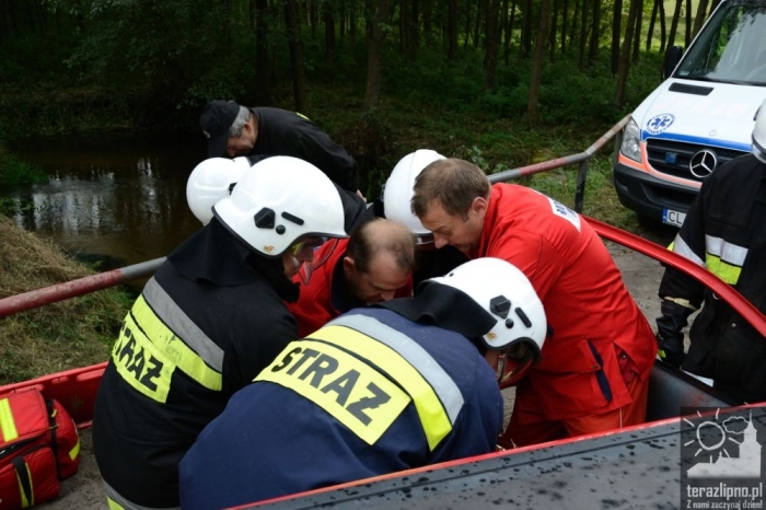 Pożar lasu i poważny wypadek w Brzeźnie! - fotoreportaż