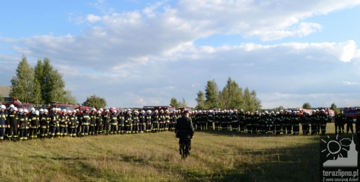 Pożar lasu i poważny wypadek w Brzeźnie! - fotoreportaż
