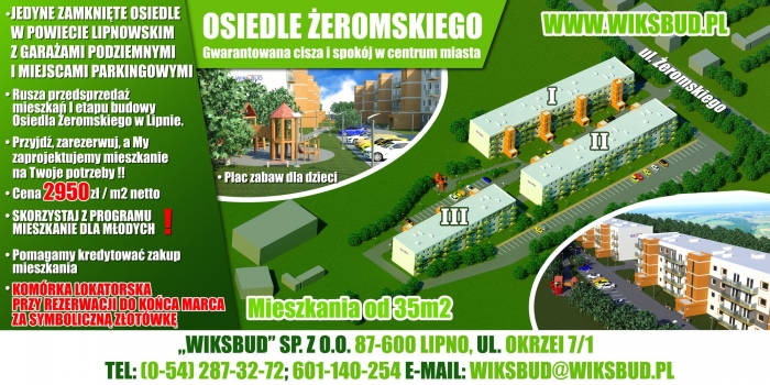 Wizualizacja nowego osiedla - fotoreportaż