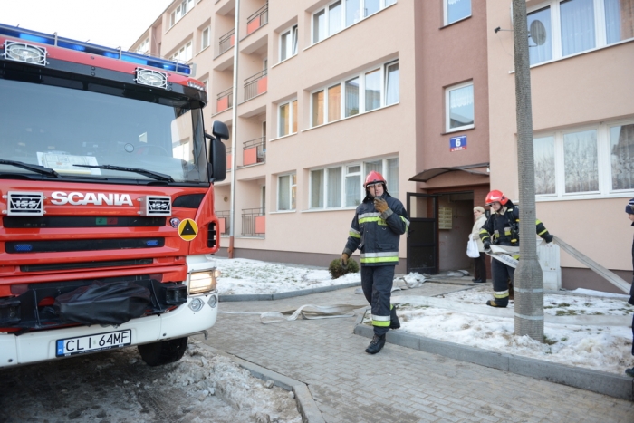 Pożar w centrum miasta! - fotoreportaż