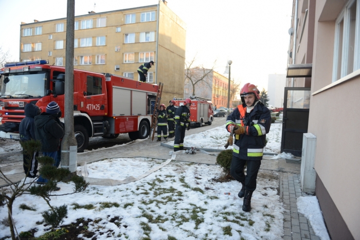 Pożar w centrum miasta! - fotoreportaż