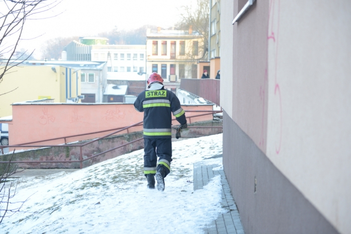 Pożar w centrum miasta! - fotoreportaż