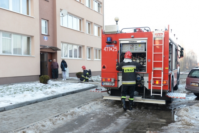 Pożar w centrum miasta! - fotoreportaż