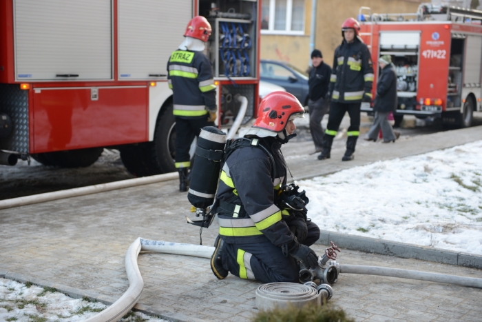 Pożar w centrum miasta! - fotoreportaż