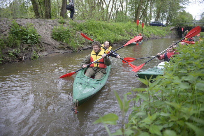 Przepłynęli kajakami Mień! - fotoreportaż