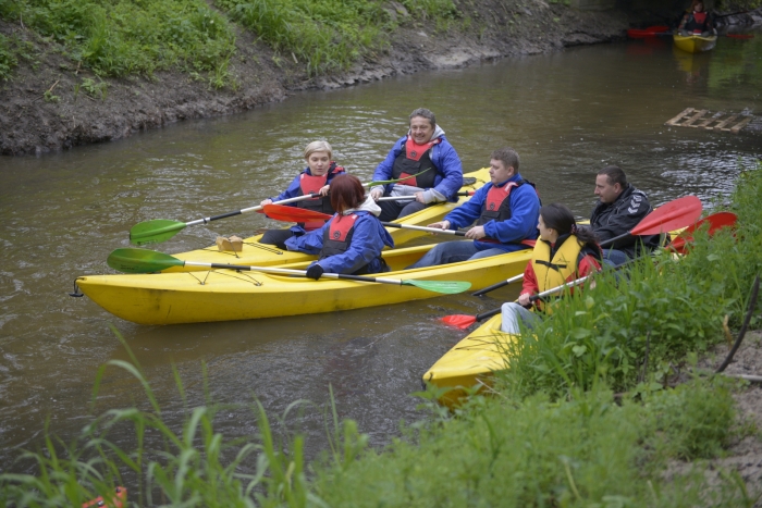 Przepłynęli kajakami Mień! - fotoreportaż