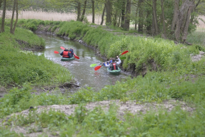 Przepłynęli kajakami Mień! - fotoreportaż