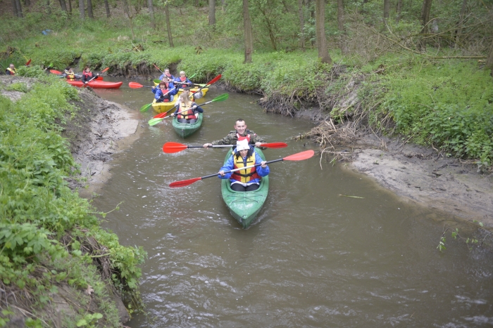 Przepłynęli kajakami Mień! - fotoreportaż