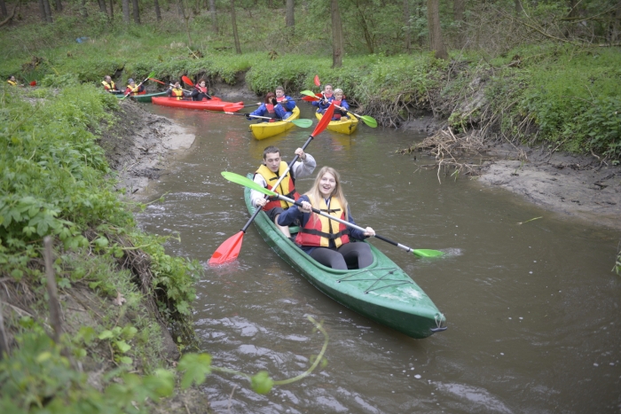 Przepłynęli kajakami Mień! - fotoreportaż