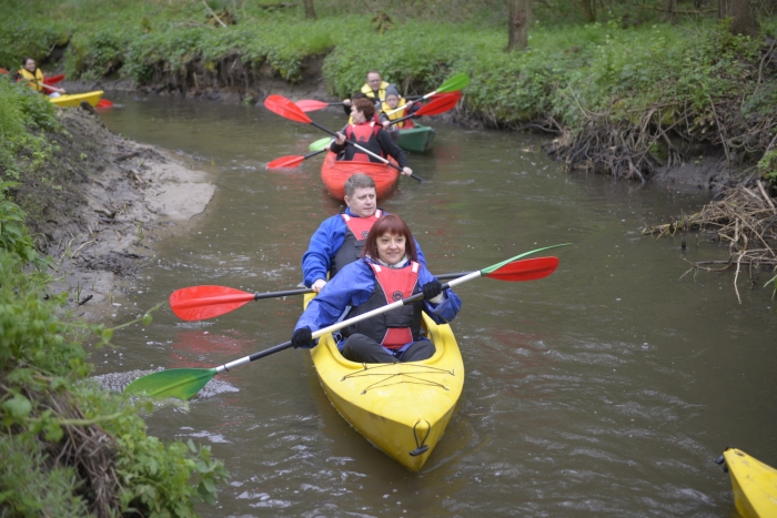 Przepłynęli kajakami Mień! - fotoreportaż