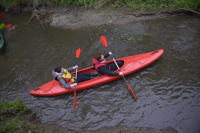 Przepłynęli kajakami Mień! - fotoreportaż