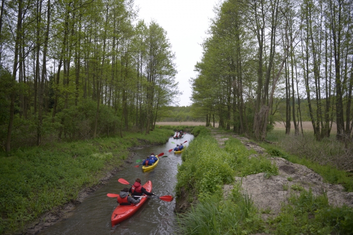 Przepłynęli kajakami Mień! - fotoreportaż