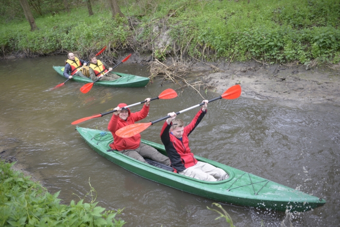 Przepłynęli kajakami Mień! - fotoreportaż