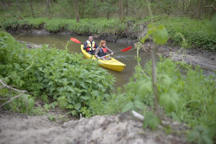 Przepłynęli kajakami Mień! - fotoreportaż