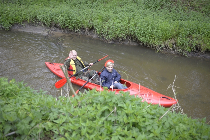 Przepłynęli kajakami Mień! - fotoreportaż