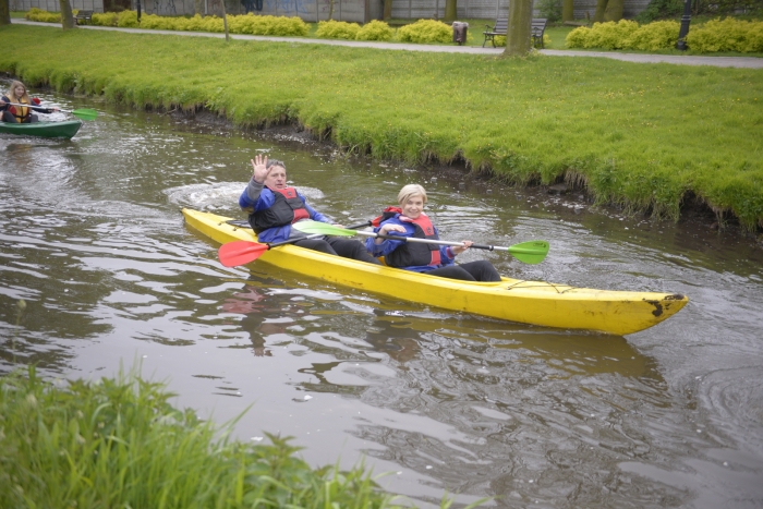 Przepłynęli kajakami Mień! - fotoreportaż