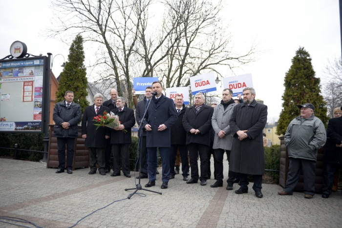 Kandydat na prezydenta - Andrzej Duda z wizytą w Lipnie [foto]
