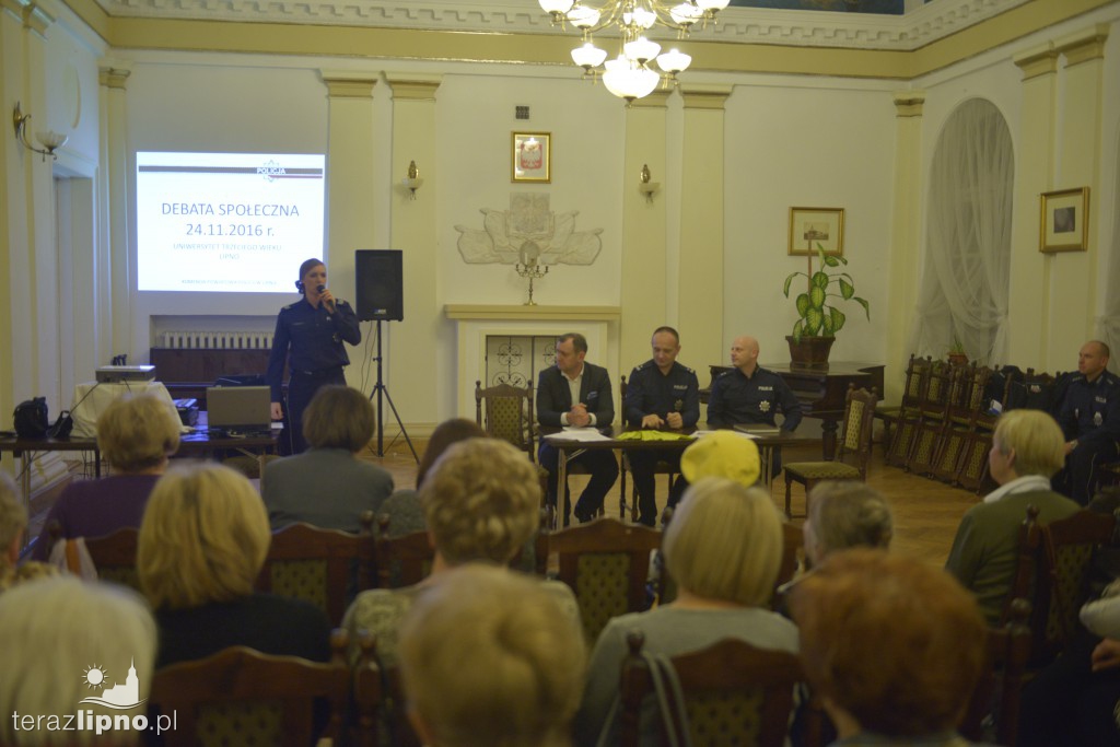 Debata społeczna na UTW w Lipnie