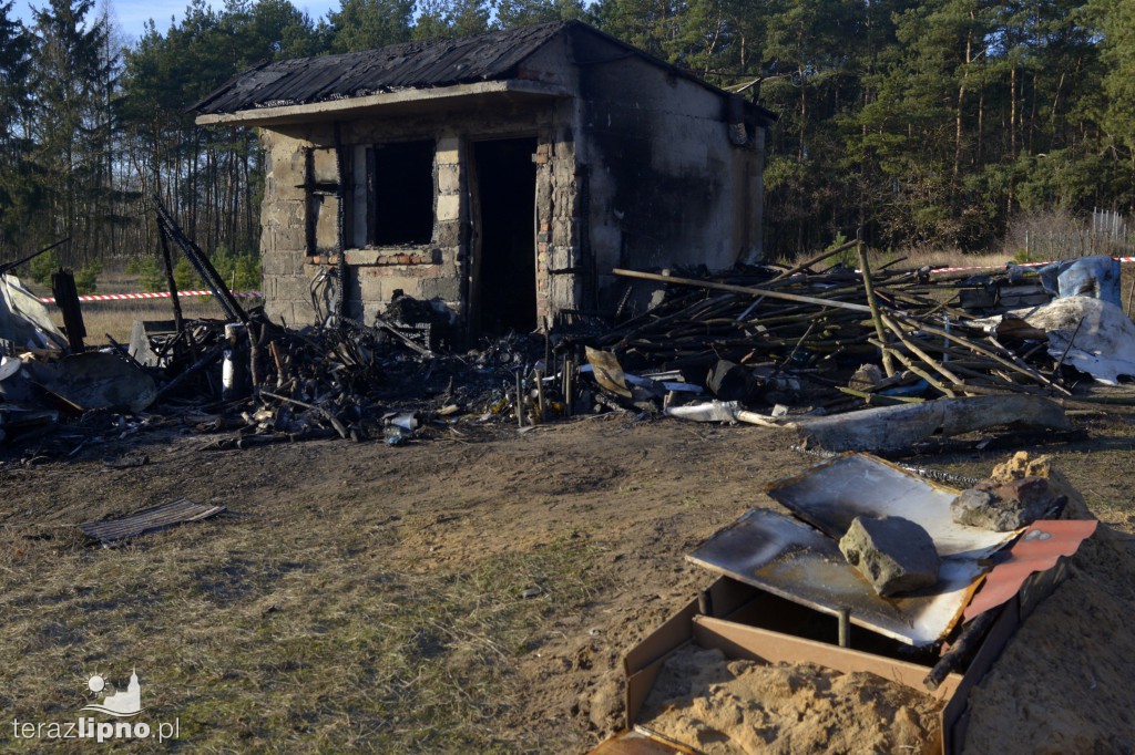 Pożar budynku mieszkalnego