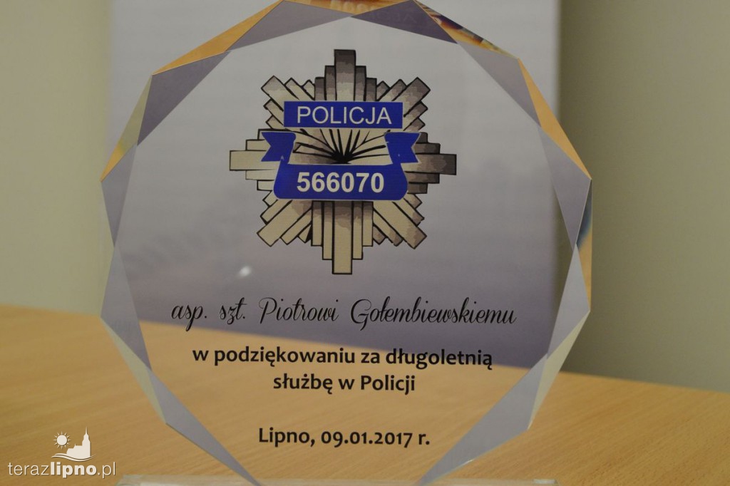 Pożegnanie asp. szt. Piotra Gołębiewskiego
