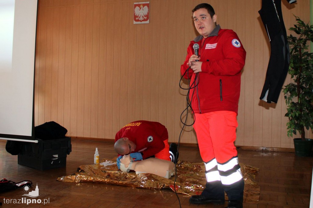Profilaktyczne spotkanie w gimnazjum