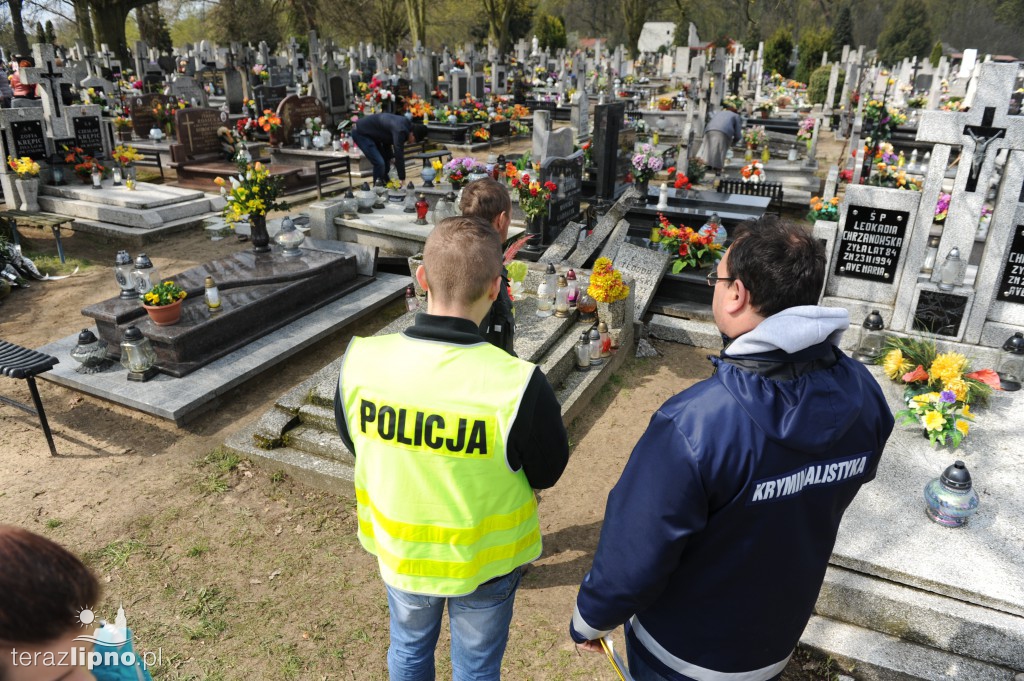 Dewastacja grobów w Skępem