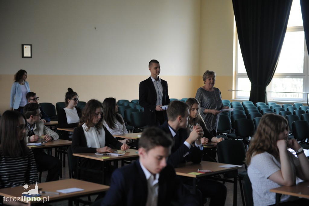 Egzamin gimnazjalny w Lipnie