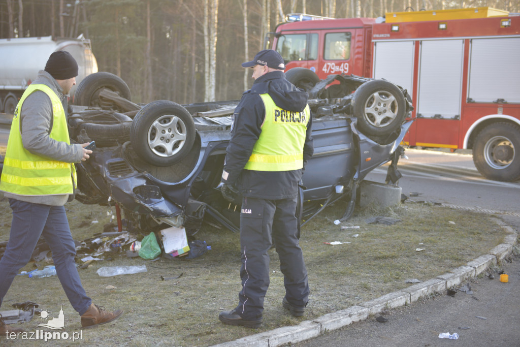 Śmiertelny wypadek na DK 10 w Skępem