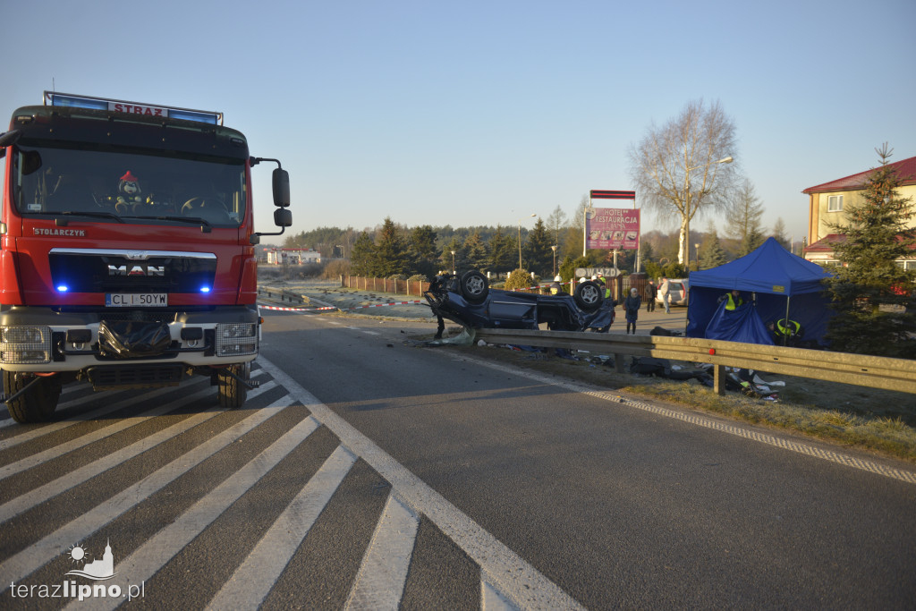 Śmiertelny wypadek na DK 10 w Skępem