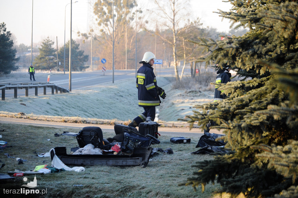 Śmiertelny wypadek na DK 10 w Skępem