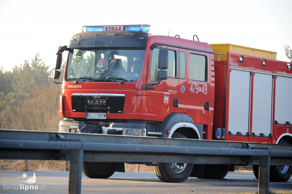 Śmiertelny wypadek na DK 10 w Skępem