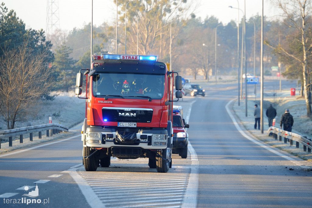 Śmiertelny wypadek na DK 10 w Skępem