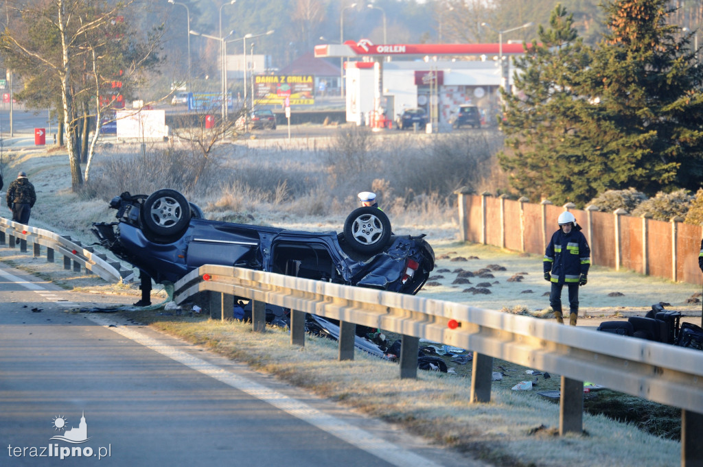 Śmiertelny wypadek na DK 10 w Skępem