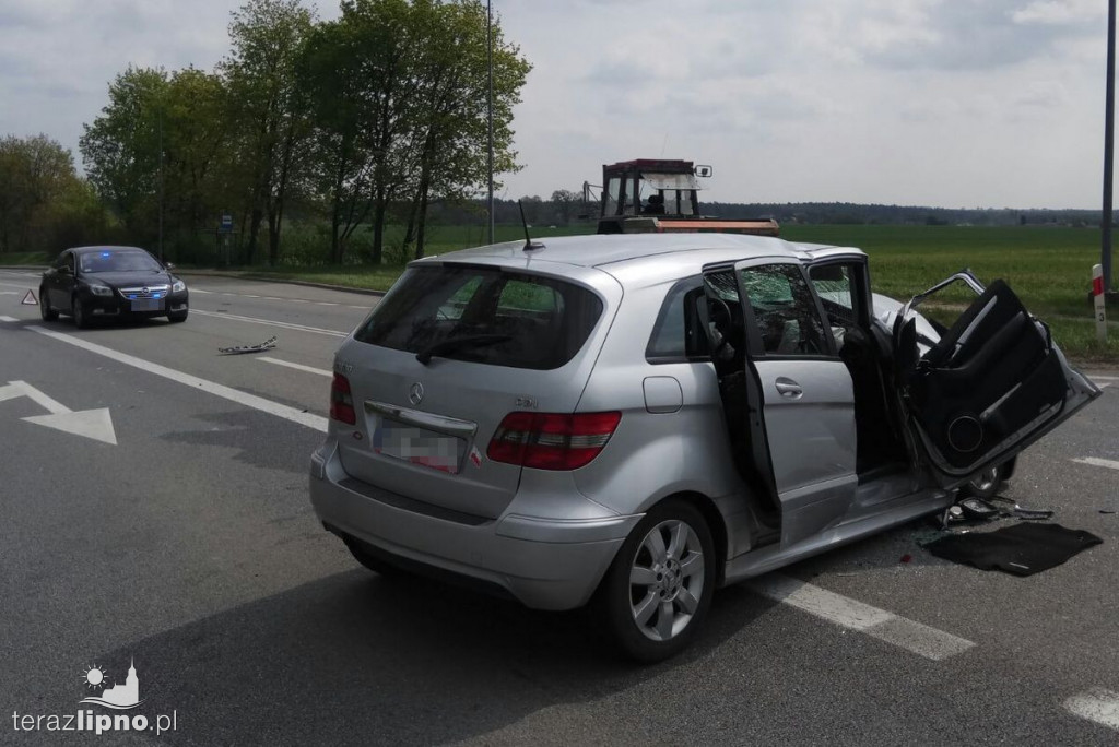 Wypadek na DK 10 w Kolankowie