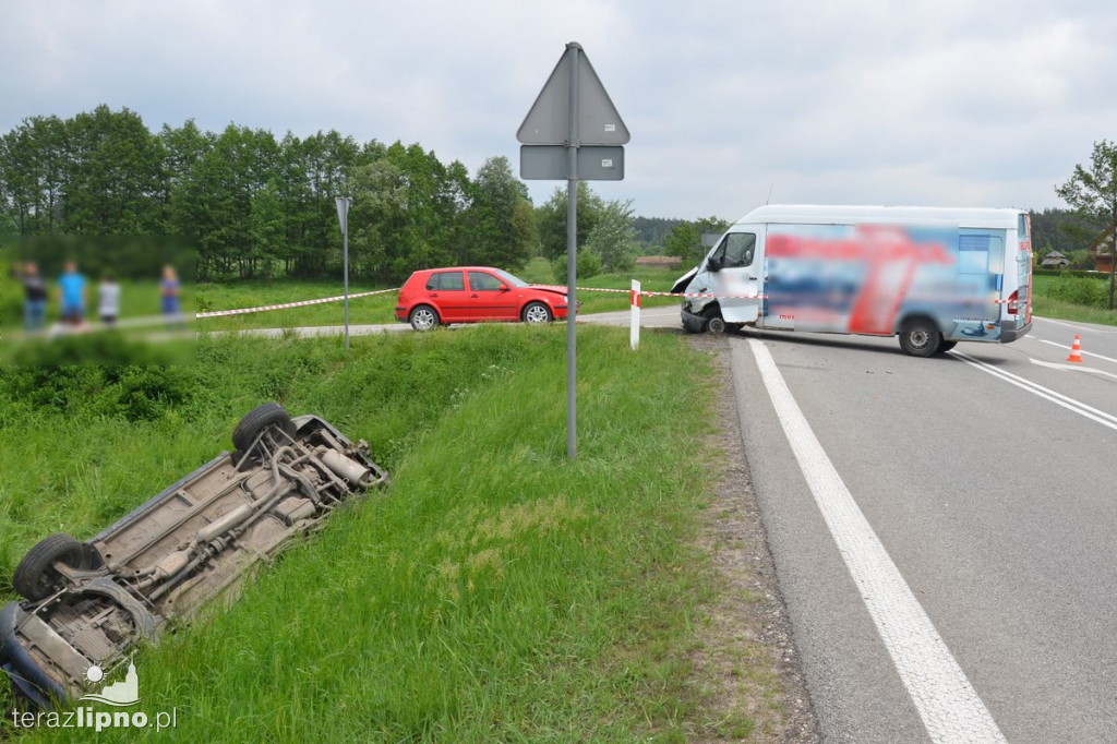 Groźna kolizja na DK nr 10 w Skępem
