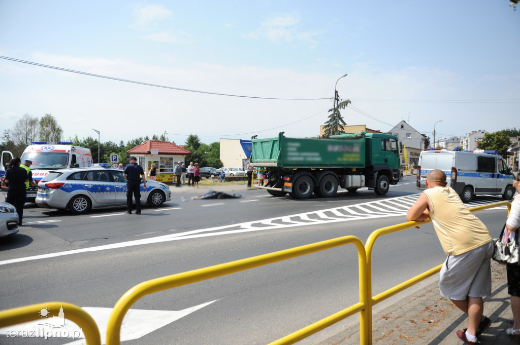 Śmiertelne potrącenie w centrum Lipna