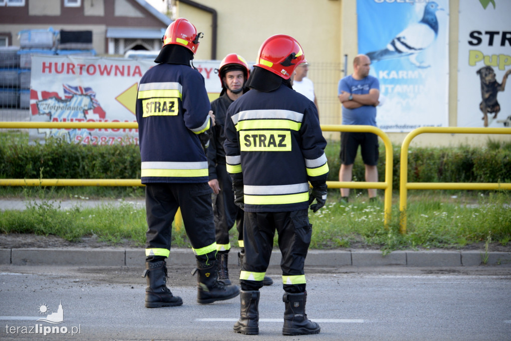 Kolizja na DK 10 w Lipnie