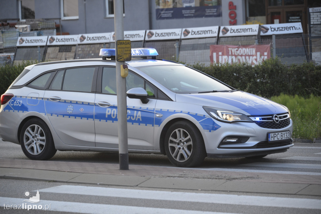 Kolizja na DK 10 w Lipnie