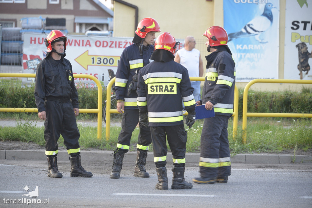 Kolizja na DK 10 w Lipnie