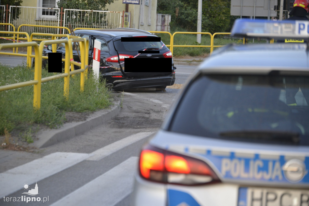 Kolizja na DK 10 w Lipnie
