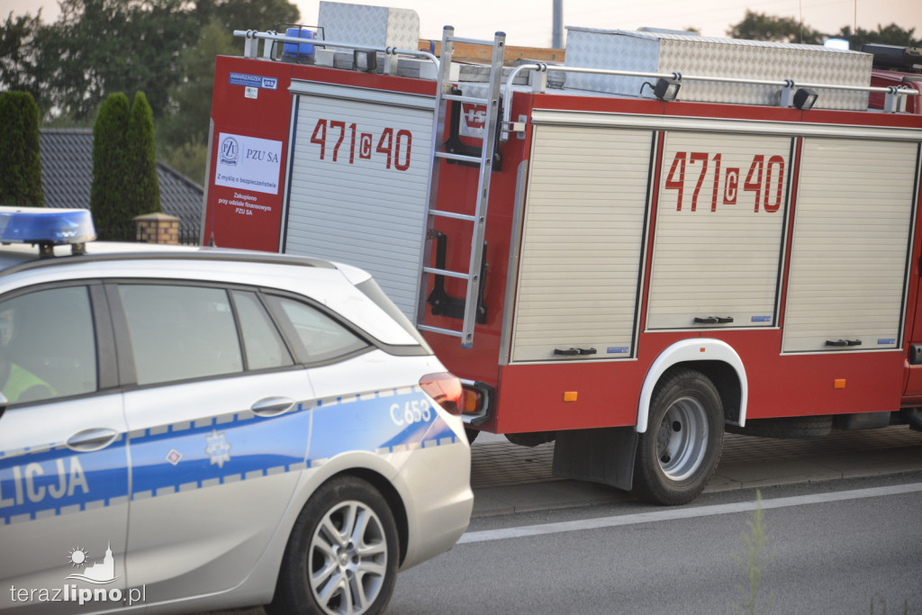 Kolizja na DK 10 w Lipnie