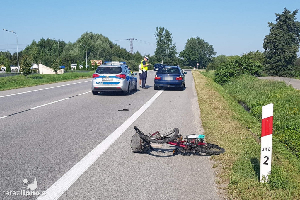 Zdarzenie z udziałem rowerzysty